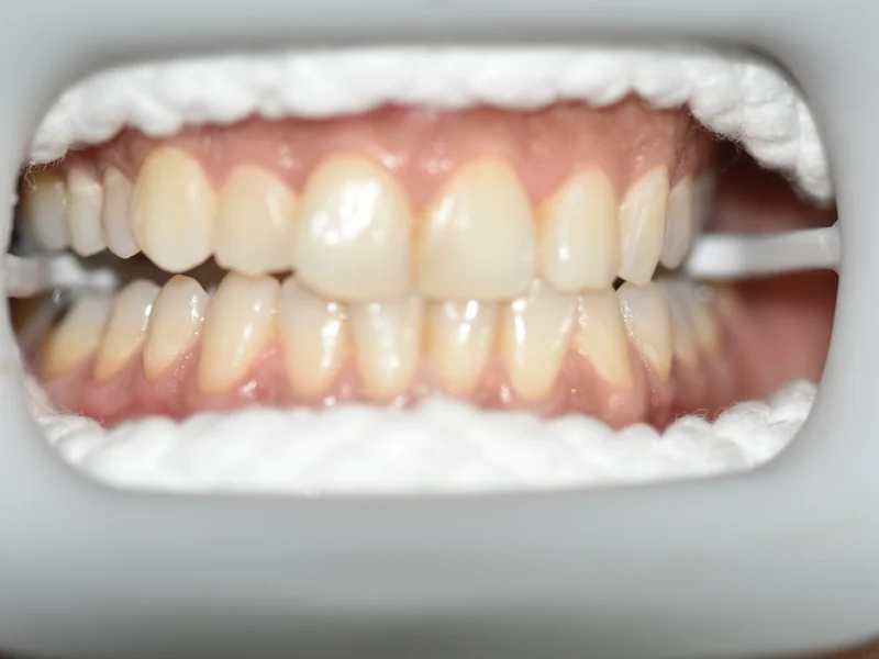 Dentition avant blanchiment dentaire